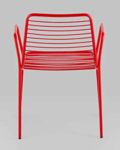 Стул с подлокотниками Дели металл красный УТ000039268 Stool Group, /, ножки//, размеры - *805***605*595 фото 2