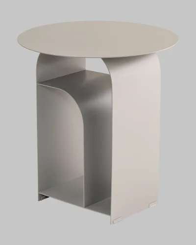 Журнальный столик Arwel, металл, темно-серый УТ000040313 Stool Group столешница серая из металл фото 2