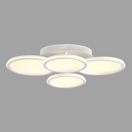 Люстра потолочная LED с пультом Alis Smart 8380/95CL Lumion белая на 1 лампу, основание белое в стиле современный хай-тек сири яндекс алиса с пультом фото 6 Люстра потолочная LED с пультом Alis Smart 8380/95CL Lumion белая на 1 лампу, основание белое в стиле современный хай-тек сири яндекс алиса с пультом фото 6