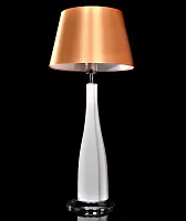 Настольная лампа LDT 2210 TEA Lumina Deco золотая 1 лампа, основание белое металл в стиле современный 