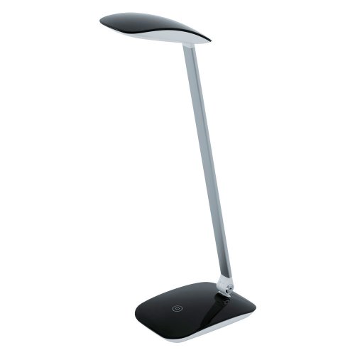 Настольная лампа LED CAJERO 95696 Eglo чёрная 1 лампа, основание чёрное полимер в стиле для кабинета, офиса 