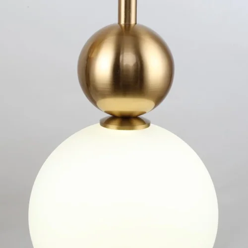 Бра LED Chantra 4088-1W F-promo белый на 1 лампа, основание латунь в стиле современный шар фото 3