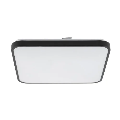 Светильник потолочный Agnes Square Pro 10985-NW Nowodvorski белый на 1 лампу, основание чёрное в стиле современный 