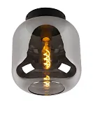 Светильник потолочный Joanet 45194/25/65 Lucide серый чёрный 1 лампа, основание чёрное в стиле современный лофт 