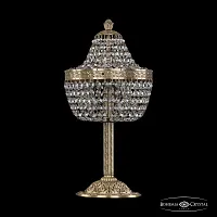 Настольная лампа 19051L6/H/20IV Pa Bohemia Ivele Crystal прозрачная 3 лампы, основание патина античное бронза металл в стиле классический sp