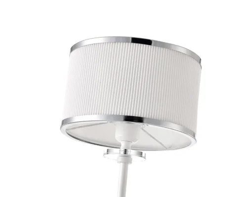 Настольная лампа Premium line 10156/T Escada белая 1 лампа, основание хром металл в стиле американский  фото 4