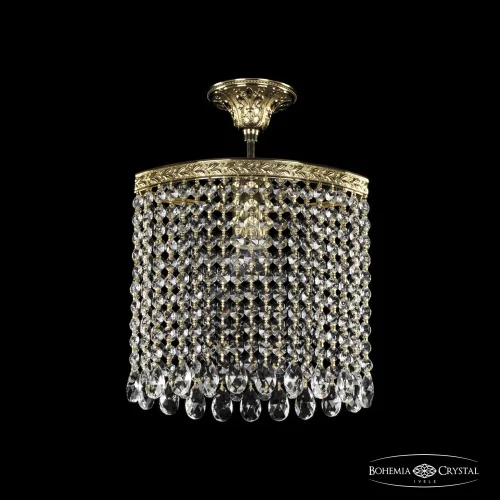 Светильник потолочный 19203/25IV G Bohemia Ivele Crystal прозрачный 1 лампа, основание золотое в стиле классический sp