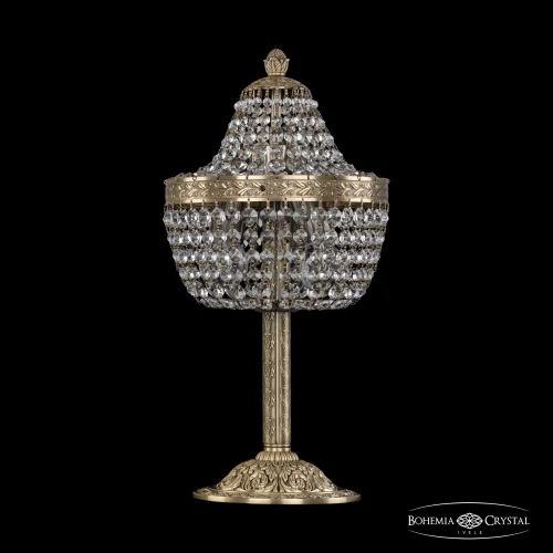 Настольная лампа 19051L6/H/20IV Pa Bohemia Ivele Crystal прозрачная 3 лампы, основание патина античное бронза металл в стиле классический sp