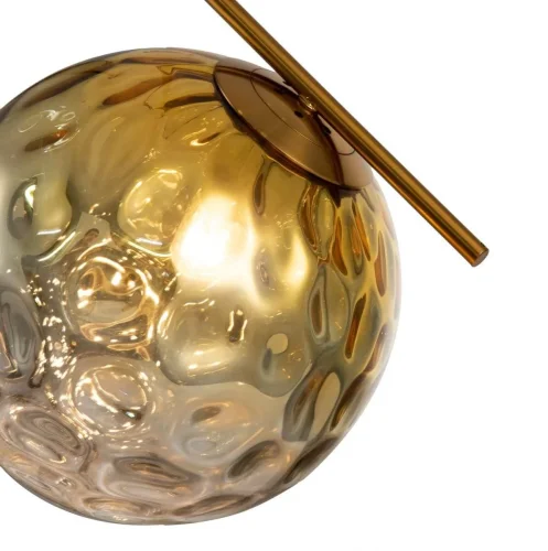 Светильник подвесной Dolce V000120 Indigo золотой 1 лампа, основание латунь в стиле современный шар выдувное фото 2