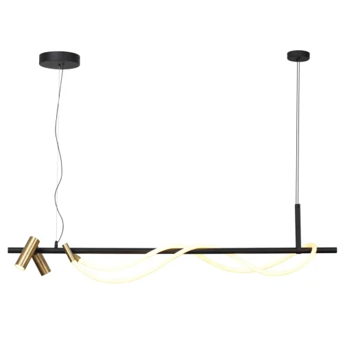 Светильник подвесной LED Corda 4397/30L Odeon Light белый античный бронза на 1 лампу, основание чёрное в стиле хай-тек фото 3