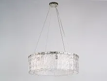 Люстра подвесная 10826+2/S Newport прозрачная на 8 ламп, основание никель в стиле американский современный классический 