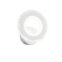 Бра LED Diamond 10256/1LED Escada прозрачный 1 лампа, основание белое в стиле хай-тек кольца