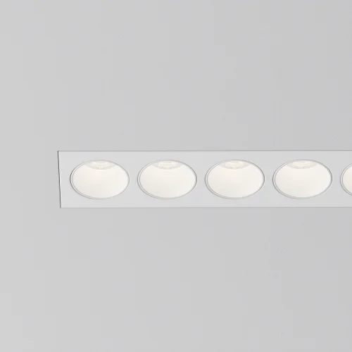 Светильник точечный LED Points 3000-6000К 12Вт 36° DL065-12W3-6K-TRS-W Maytoni белый на 1 лампу, основание белое в стиле современный хай-тек прямоугольный фото 2