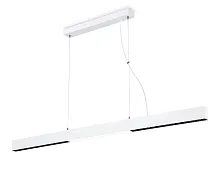 Светильник подвесной LED FL5965 Ambrella light белый 1 лампа, основание белое в стиле модерн хай-тек линейный