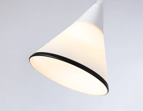 Светильник подвесной TR3166 Ambrella light белый 1 лампа, основание белое в стиле классический  фото 6