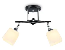 Светильник потолочный TR303063 Ambrella light белый 2 лампы, основание чёрное в стиле современный 