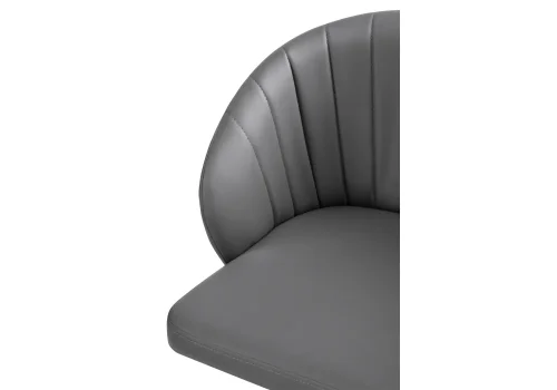 Компьютерное кресло Пард экокожа серый 464226 Woodville, серый/искусственная кожа, ножки/пластик/чёрный, размеры - *870***590*600 фото 6