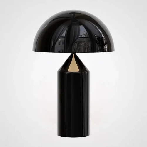 Настольная лампа Atollo Table Lamp 73669-22 ImperiumLoft чёрная на 1 лампу, основание чёрное металл в стиле современный американский 