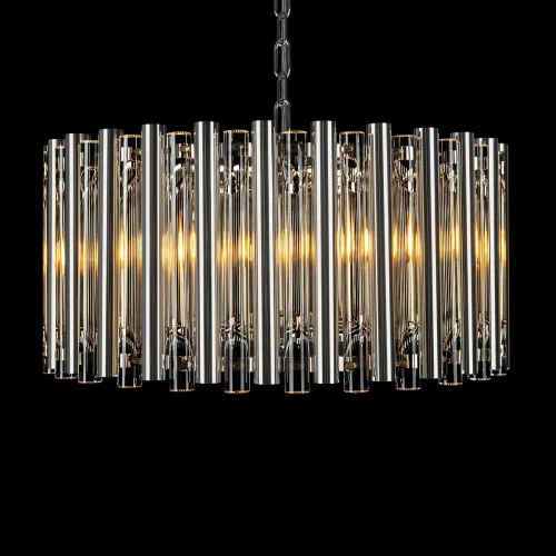 Люстра подвесная Boucle 10438/4 LOFT IT прозрачная на 4 лампы, основание никель в стиле современный фото 6 Люстра подвесная Boucle 10438/4 LOFT IT прозрачная на 4 лампы, основание никель в стиле современный фото 6