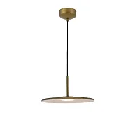 Светильник подвесной LED Keiro V11103-PL Moderli золотой латунь на 1 лампу, основание золотое латунь в стиле современный 