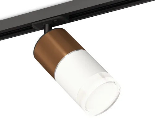 Трековый светильник Track System XT7401062 Ambrella light коричневый белый для шинопроводов серии Track System чёрный