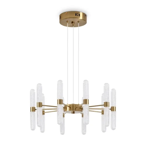 Светильник подвесной LED Alias FR2050PL-L50BS Freya прозрачный на 20 ламп, основание латунь в стиле классический фото 12 Светильник подвесной LED Alias FR2050PL-L50BS Freya прозрачный на 20 ламп, основание латунь в стиле классический фото 12