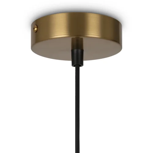 Светильник подвесной Ring MOD013PL-02BS1 Maytoni белый на 2 лампы, основание латунь в стиле современный шар фото 10