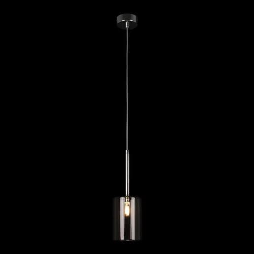 Светильник подвесной Spillray 10232/C Smoke LOFT IT прозрачный серый 1 лампа, основание хром в стиле современный  фото 2