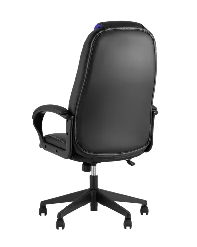 Кресло игровое TopChairs ST-CYBER 8 черный/синий эко.кожа крестовина пластик УТ000035042 Stool Group, синий/экокожа, ножки/металл/чёрный, размеры - ****655*770 фото 5