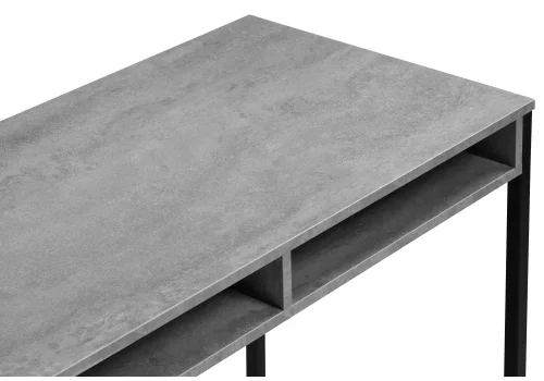 Письменный стол Леон Лофт бетон / черный матовый  489682 Woodville столешница бетон из лдсп фото 5