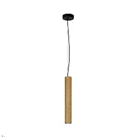 Светильник подвесной LED Basic Texture MOD461PL-L5BGK Maytoni коричневый на 1 лампу, основание чёрное в стиле кантри современный трубочки