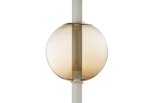 Светильник подвесной LED Canzo L 1.P5 CL Arti Lampadari янтарный 1 лампа, основание золотое в стиле арт-деко современный  фото 2