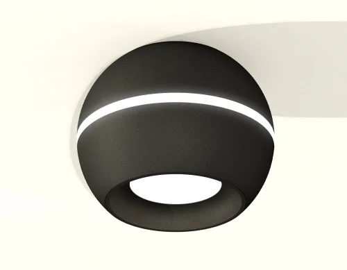 Светильник накладной Techno spot XS1102001 Ambrella light чёрный 1 лампа, основание чёрное в стиле современный круглый фото 2