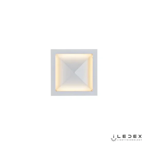 Бра LED Creator SMD-923404 WH-3000K iLedex белый на 1 лампа, основание белое в стиле современный хай-тек квадраты фото 2