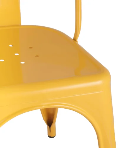 Стул TOLIX желтый глянцевый УТ000000547 Stool Group, жёлтый/металл, ножки/металл/жёлтый, размеры - ****450*515 фото 5