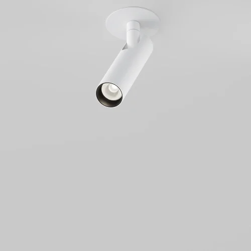 Светильник точечный LED Focus T C141RS-L125-6W4K-W Maytoni белый на 1 лампу, основание белое в стиле современный хай-тек трубочки фото 3