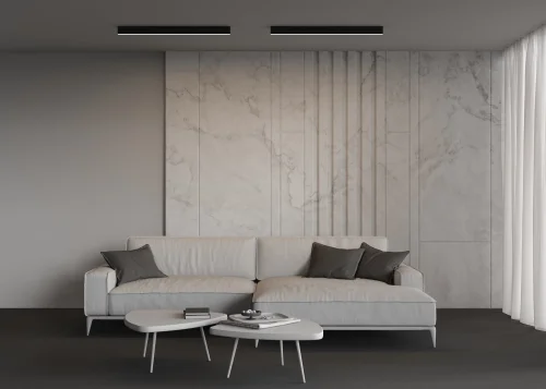 Светильник потолочный линейный 4000K 35x67 20 Вт (Черный, 1 м) LL311044 Maytoni чёрный на 1 лампу, основание чёрное в стиле хай-тек современный линейный фото 7