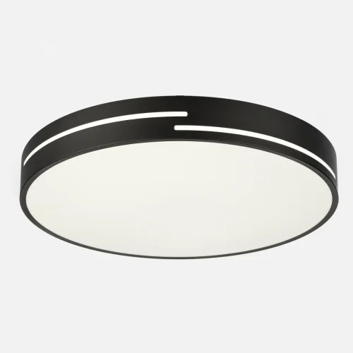 Светильник потолочный LED RGB с пультом Купер CL72470GL1 Citilux белый 1 лампа, основание чёрное в стиле современный хай-тек круглый с пультом фото 2