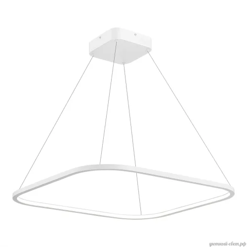 Светильник подвесной LED ST610 ST610.543.39 ST-Luce белый 1 лампа, основание белое в стиле хай-тек современный квадраты