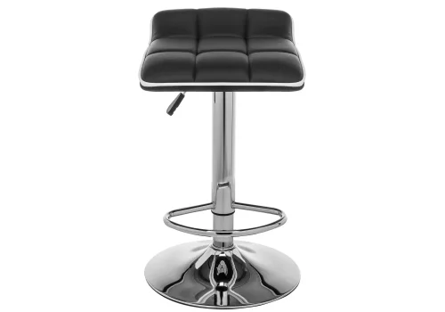 Барный стул Fera black / white 15670 Woodville, чёрный/искусственная кожа, ножки/металл/хром, размеры - *830***480*480 фото 2