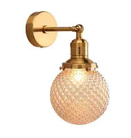Бра Sofi APL.302.11.01 Aployt янтарный 1 лампа, основание бронзовое в стиле современный 