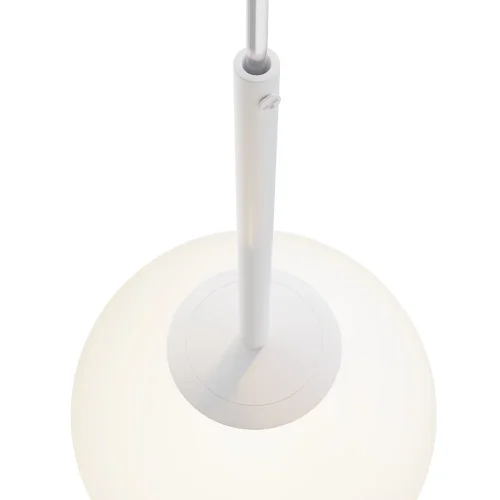 Светильник подвесной Basic form MOD321PL-01W1 Maytoni белый 1 лампа, основание белое в стиле современный шар фото 2