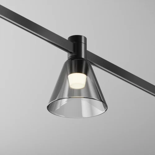 Трековый светильник LED Magnetic trаck system Flarity TR147-1-3W3K-B Maytoni чёрный серый для шинопроводов серии Magnetic trаck system Flarity чёрный фото 5