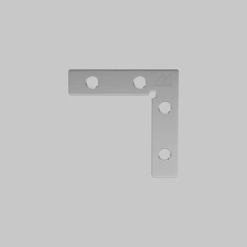Комплект угловых плоских соединителейдля демпферного шинопровода , 4 шт Magnetic track system Exility TRA034D-CL-42S Maytoni серебряный в стиле для светильников серии Magnetic track system Exility натяжной потолок exility тонкая магнитная фото 7