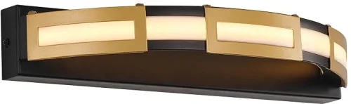 Бра LED Rota 4131-1W Favourite золотой чёрный на 1 лампа, основание чёрное в стиле современный 
