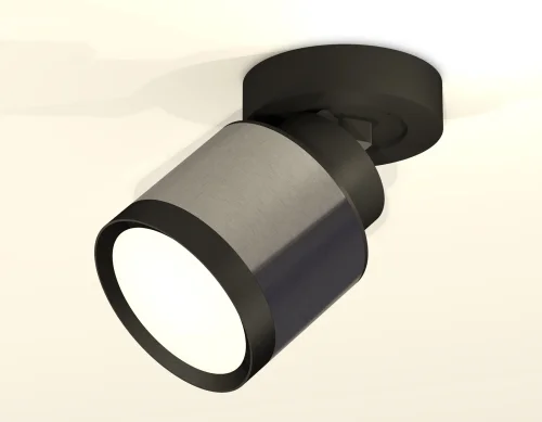 Светильник накладной XM8115001 Ambrella light чёрный 1 лампа, основание чёрное в стиле хай-тек круглый фото 2