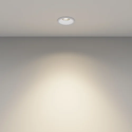 Светильник точечный LED Mini DL059-7W3K-W Maytoni белый 1 лампа, основание белое в стиле современный хай-тек круглый фото 4