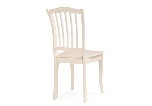 Деревянный стул Вранг кремовый 554132 Woodville, /, ножки/массив березы дерево/кремовый, размеры - ****410*450 фото 4