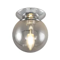 Светильник потолочный Томми CL102510 Citilux прозрачный серый 1 лампа, основание хром в стиле модерн шар