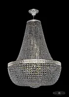 Люстра потолочная хрустальная 19281/H2/70IV GW Bohemia Ivele Crystal прозрачная на 22 лампы, основание золотое в стиле классика sp